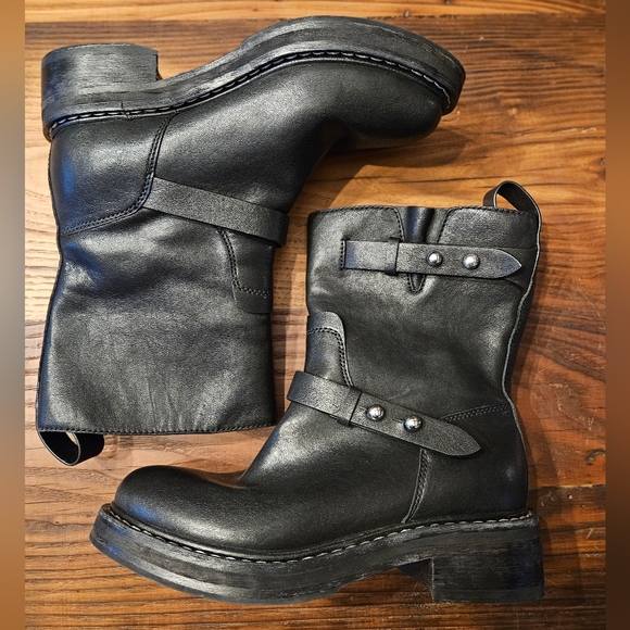 Rag & Bone Leather Moto Boot Women's 7 - Picture 10 of 14